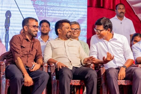 President Anura Kumara Disanayake with Jaffna Mayor Candidate Kabilan Suntharamoorthy